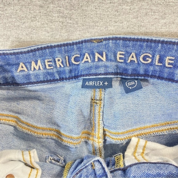 American Eagle Jeans Mens W30 Blue Slim Straight Airflex + Low Rise Casual Denim - Picture 7 of 14